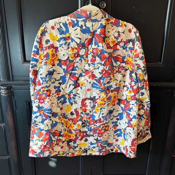 Coldwater Creek Multicolor Floral Jacket Women's 1x - Picture 3 of 4